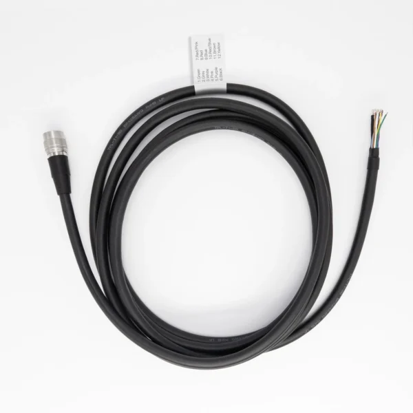12-Pin Female to Open Trigger I/O & Camera Power High-Flex Cable for Industrial Camera - Image 5