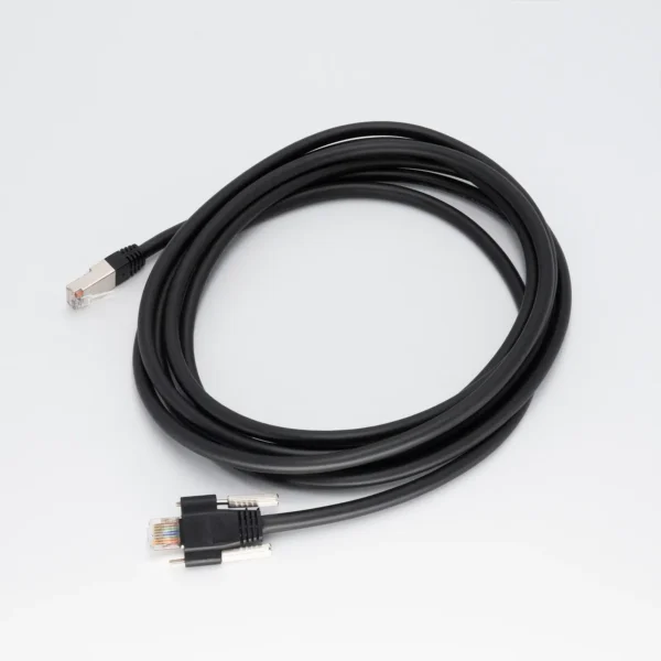 GigE Vision High-Flex Ethernet Cable with Locking Screws for Industrial Cameras - Image 3